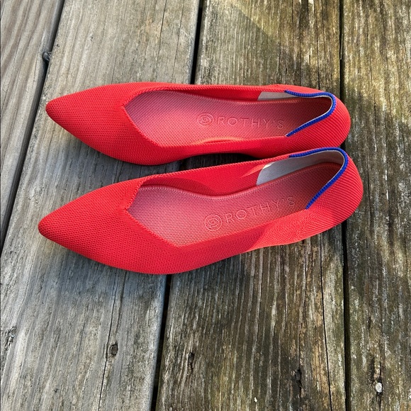 Rothy’s The Point Flame Red 8.5 - Picture 6 of 13